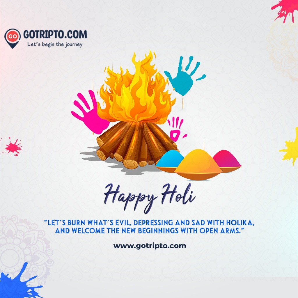 Holi is a festival of colors and joy that is celebrated all over India - Gotripto